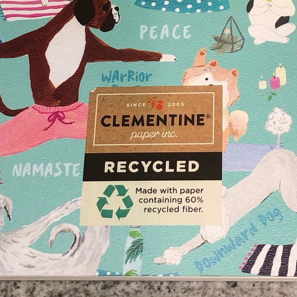 ✨NWT✨ Clementine Paper Spiral Notebook Journal Notebook Set of 2 Dog Print Theme - Picture 12 of 15